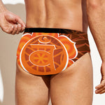 Swadhisthana Chakra Spiritual Print Men's Swim Briefs