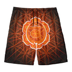 Swadhisthana Chakra Spiritual Print Men's Swim Trunks