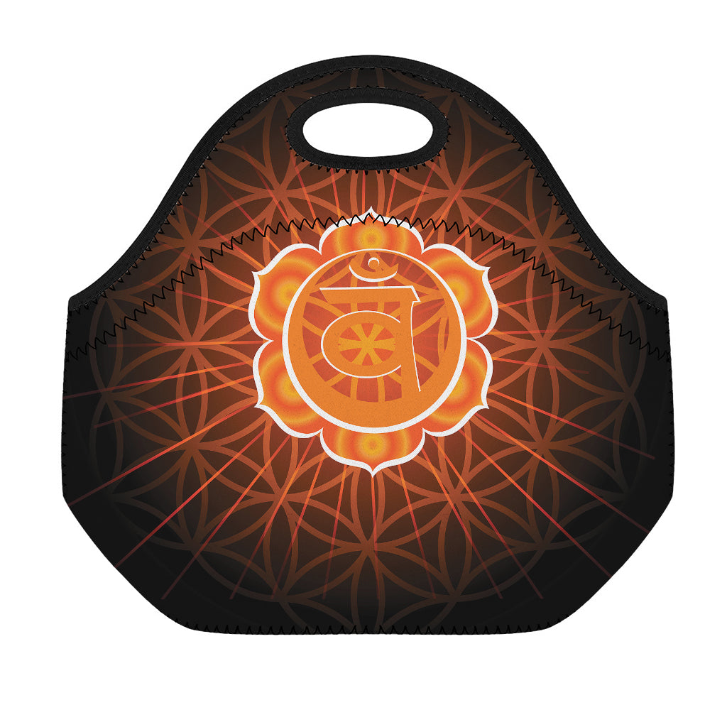 Swadhisthana Chakra Spiritual Print Neoprene Lunch Bag