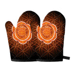 Swadhisthana Chakra Spiritual Print Oven Mitts