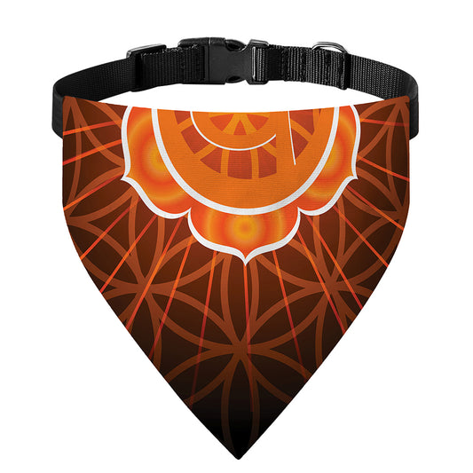 Swadhisthana Chakra Spiritual Print Over The Collar Dog Bandana