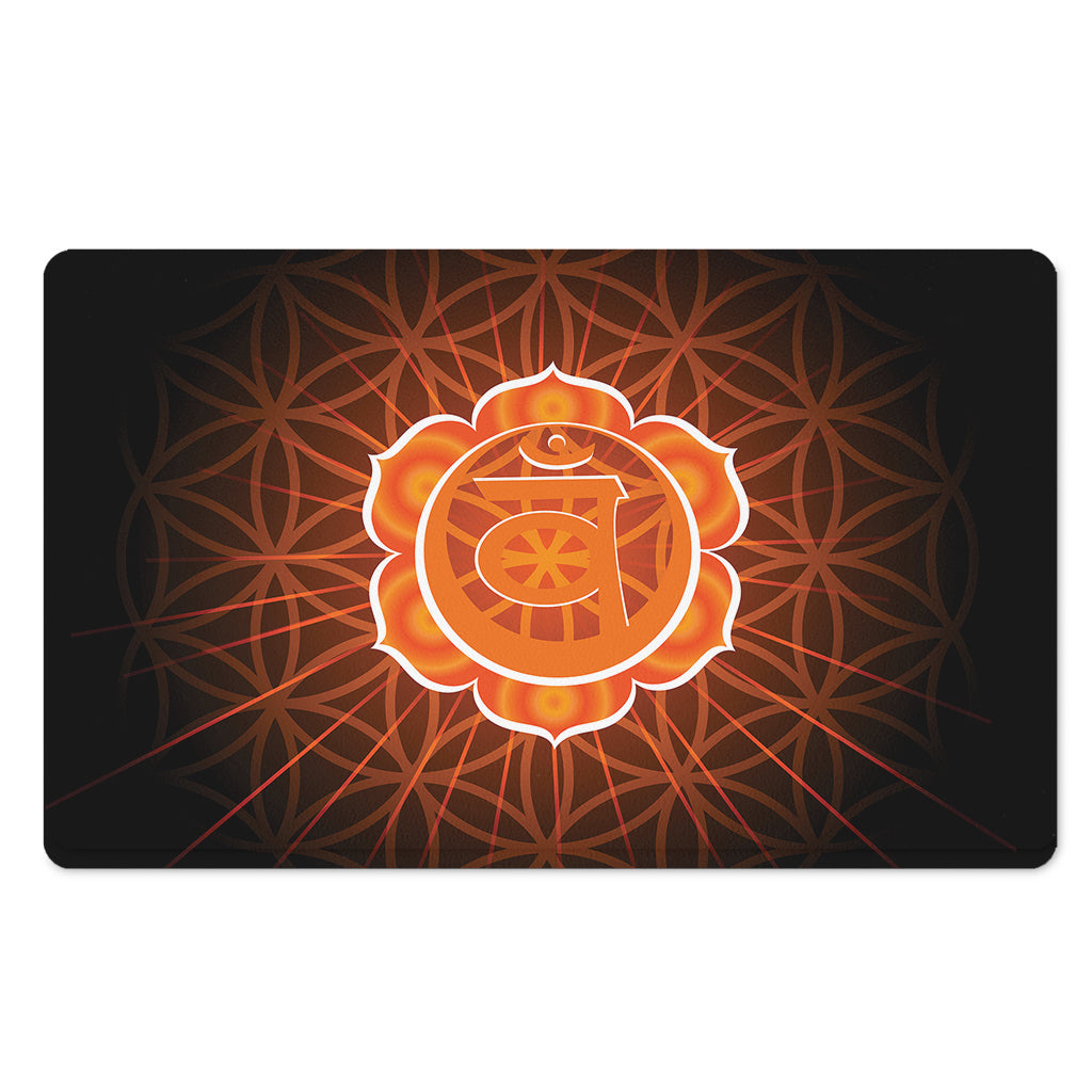 Swadhisthana Chakra Spiritual Print Polyester Doormat