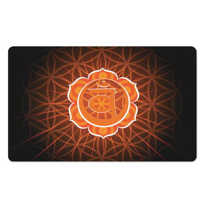 Swadhisthana Chakra Spiritual Print Polyester Doormat