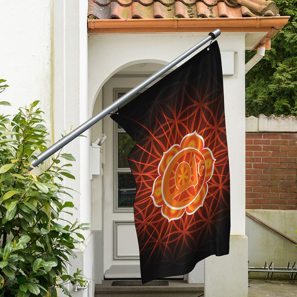 Swadhisthana Chakra Spiritual Print Polyester Flag