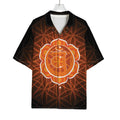 Swadhisthana Chakra Spiritual Print Rayon Hawaiian Shirt
