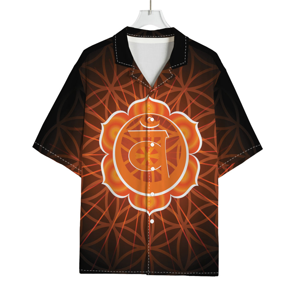 Swadhisthana Chakra Spiritual Print Rayon Hawaiian Shirt