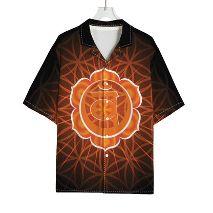Swadhisthana Chakra Spiritual Print Rayon Hawaiian Shirt