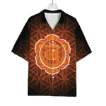 Swadhisthana Chakra Spiritual Print Rayon Hawaiian Shirt