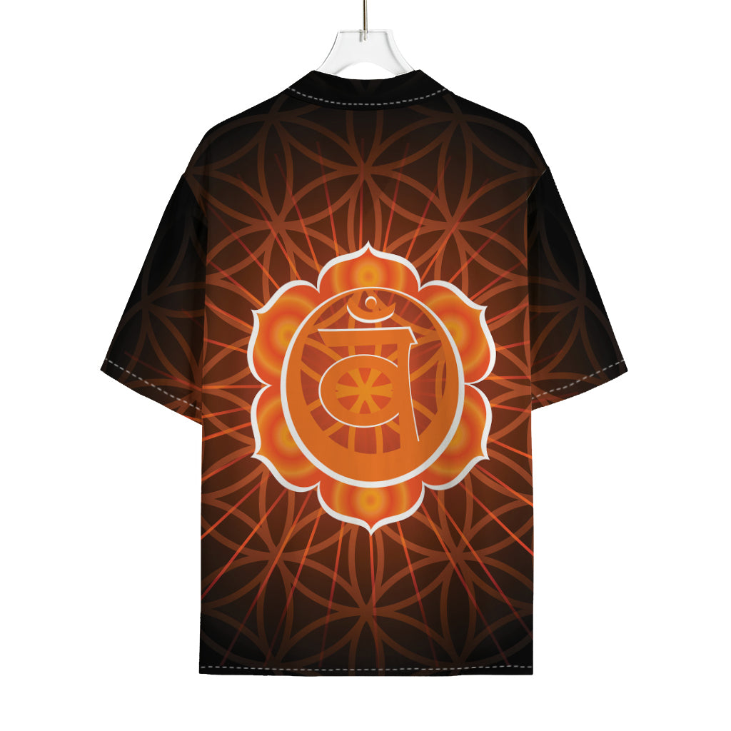 Swadhisthana Chakra Spiritual Print Rayon Hawaiian Shirt