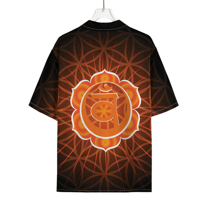 Swadhisthana Chakra Spiritual Print Rayon Hawaiian Shirt