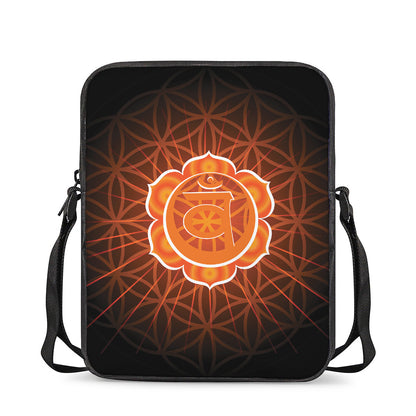 Swadhisthana Chakra Spiritual Print Rectangular Crossbody Bag