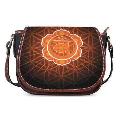 Swadhisthana Chakra Spiritual Print Saddle Bag
