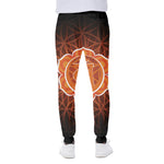 Swadhisthana Chakra Spiritual Print Scuba Joggers