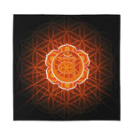Swadhisthana Chakra Spiritual Print Silk Bandana
