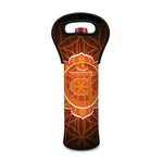 Swadhisthana Chakra Spiritual Print Single Neoprene Wine Tote