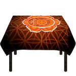 Swadhisthana Chakra Spiritual Print Tablecloth