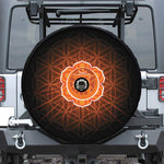 Swadhisthana Chakra Spiritual Print Tire Cover With Camera Hole