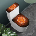 Swadhisthana Chakra Spiritual Print Toilet Lid And Tank Cover Set