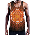 Swadhisthana Chakra Spiritual Print Men's Workout Tank Top