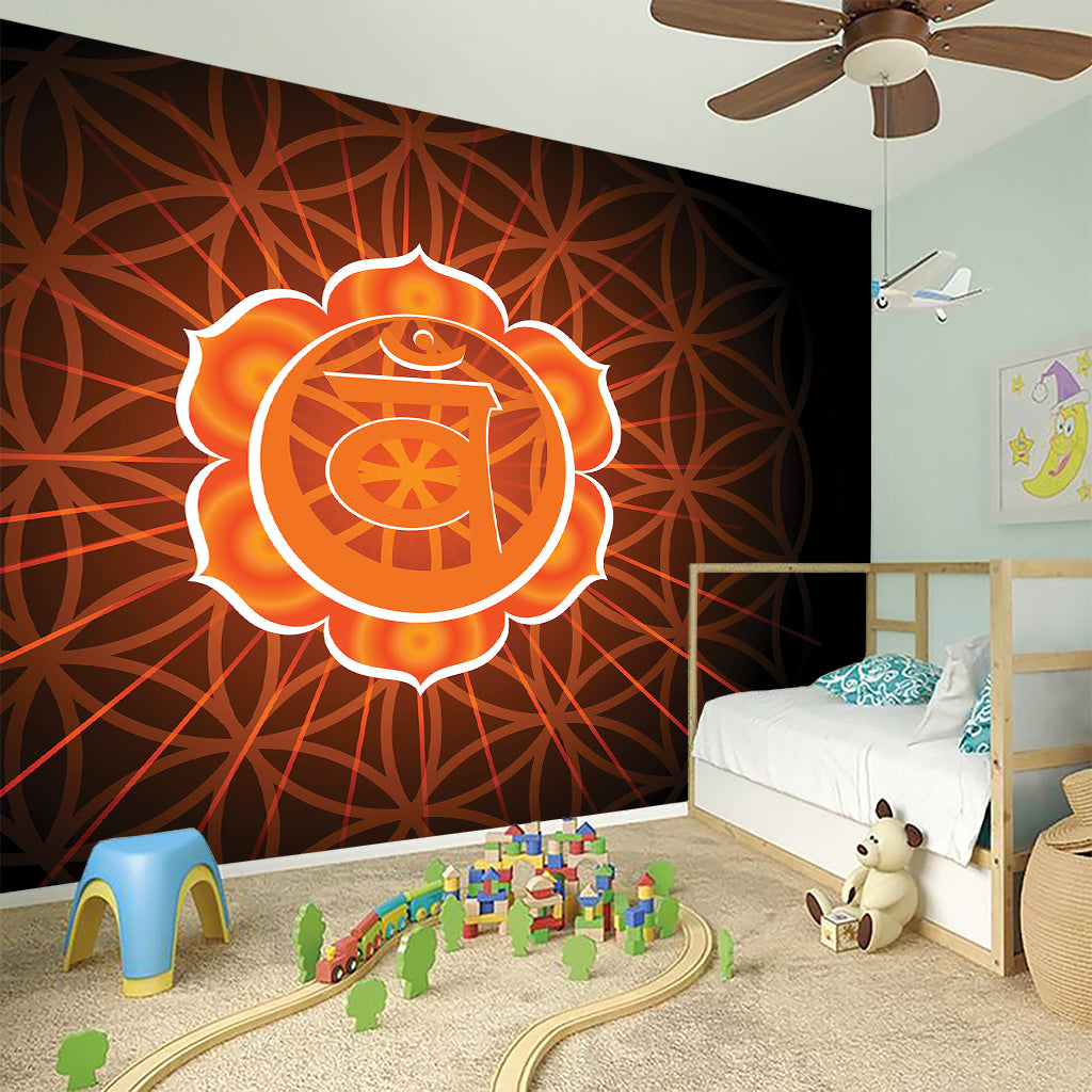 Swadhisthana Chakra Spiritual Print Wall Sticker