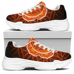 Swadhisthana Chakra Spiritual Print White Chunky Shoes