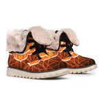 Swadhisthana Chakra Spiritual Print Winter Boots