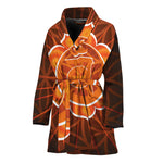 Swadhisthana Chakra Spiritual Print Women's Bathrobe