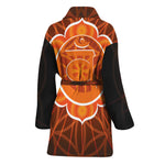 Swadhisthana Chakra Spiritual Print Women's Bathrobe