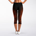 Swadhisthana Chakra Spiritual Print Women's Capri Leggings