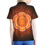 Swadhisthana Chakra Spiritual Print Women's Polo Shirt