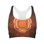 Swadhisthana Chakra Spiritual Print Women's Sports Bra