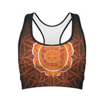 Swadhisthana Chakra Spiritual Print Women's Sports Bra