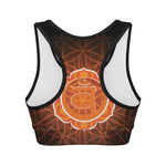 Swadhisthana Chakra Spiritual Print Women's Sports Bra