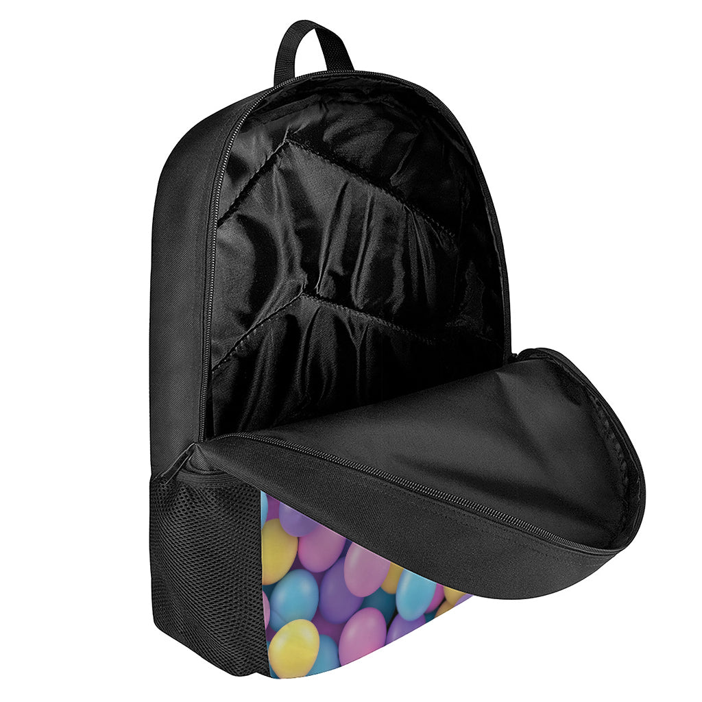 Sweet Candy Ball Pattern Print 17 Inch Backpack