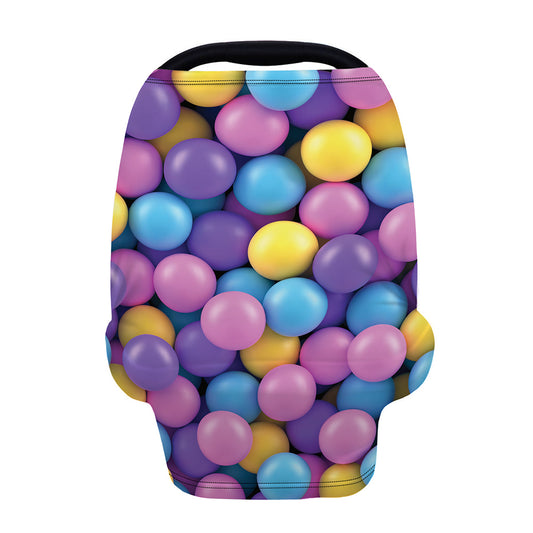 Sweet Candy Ball Pattern Print Baby Seat Cover