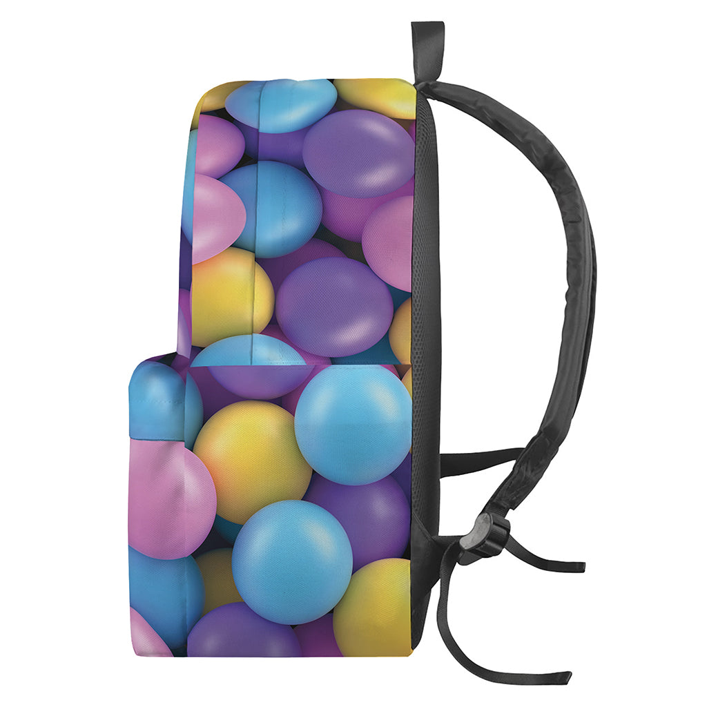 Sweet Candy Ball Pattern Print Backpack
