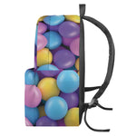 Sweet Candy Ball Pattern Print Backpack