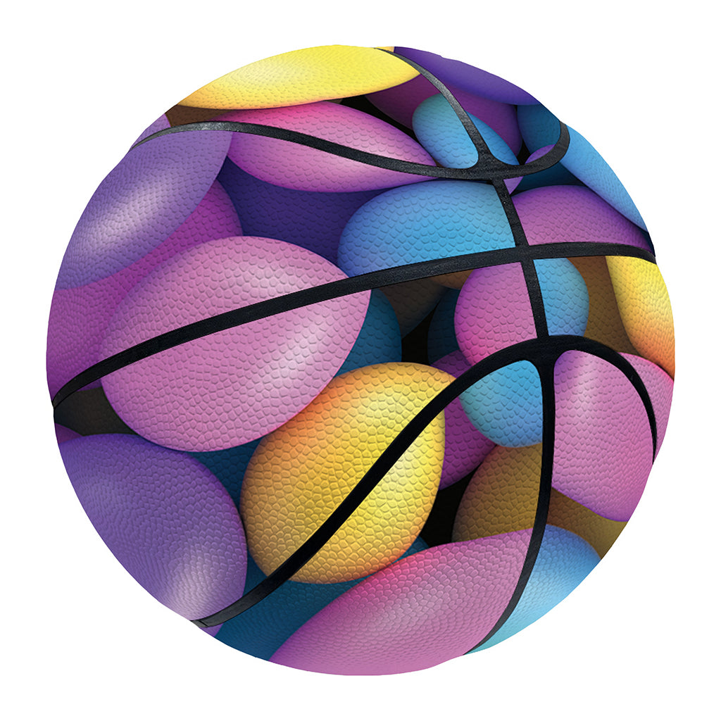 Sweet Candy Ball Pattern Print Basketball