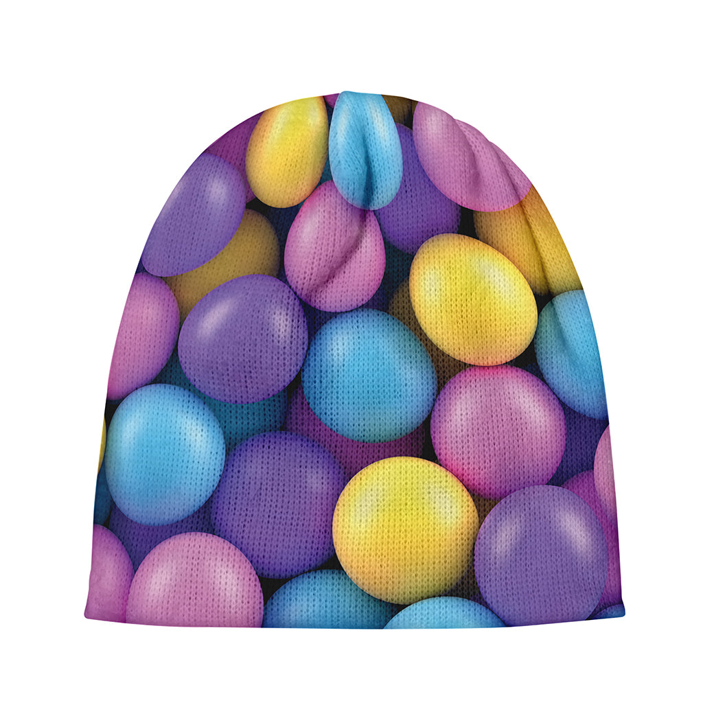 Sweet Candy Ball Pattern Print Beanie