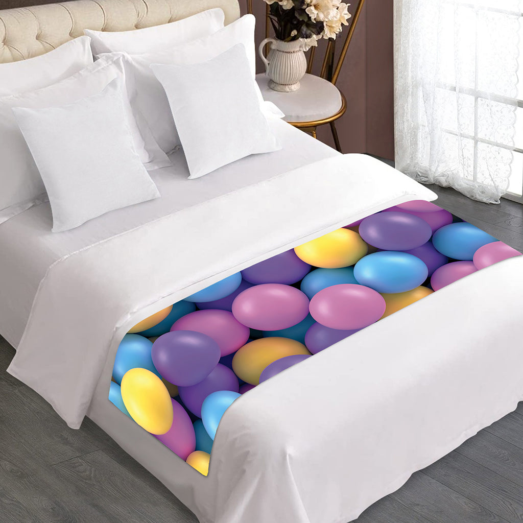 Sweet Candy Ball Pattern Print Bed Runner