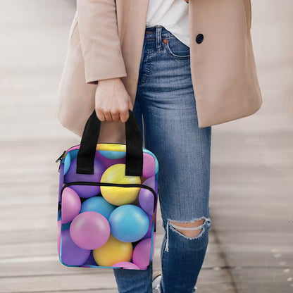 Sweet Candy Ball Pattern Print Bible Tote Bag