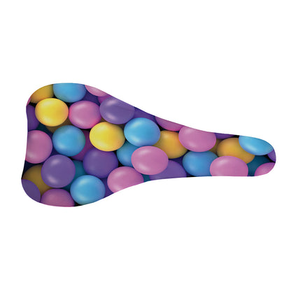 Sweet Candy Ball Pattern Print Bicycle Seat Cover