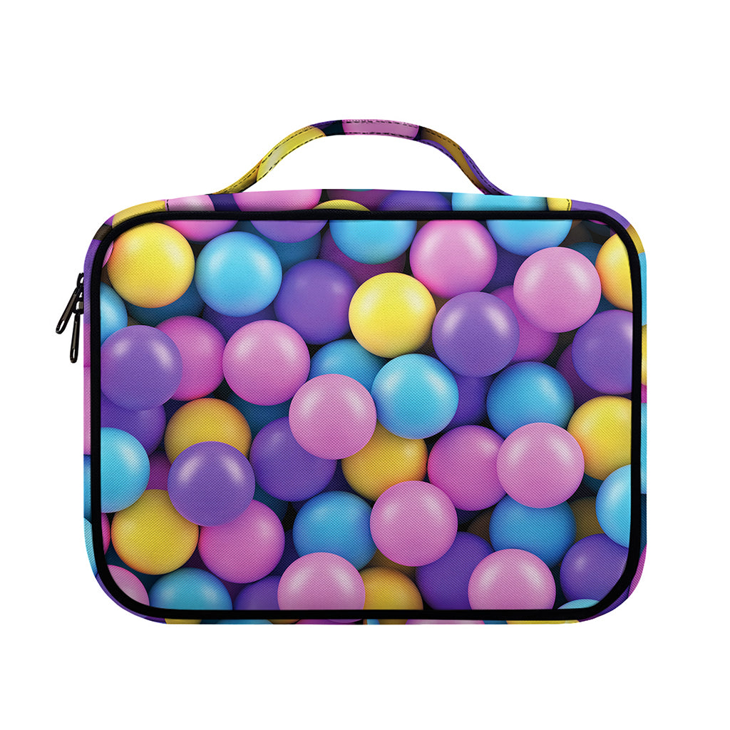 Sweet Candy Ball Pattern Print Briefcase Bible Bag