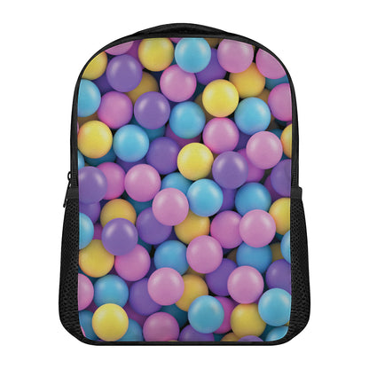 Sweet Candy Ball Pattern Print Casual Backpack