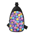 Sweet Candy Ball Pattern Print Sling Bag