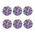 Sweet Candy Ball Pattern Print Coaster Set