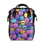 Sweet Candy Ball Pattern Print Diaper Bag