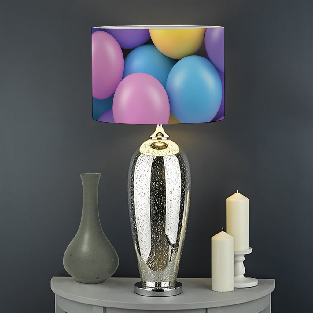 Sweet Candy Ball Pattern Print Drum Lamp Shade