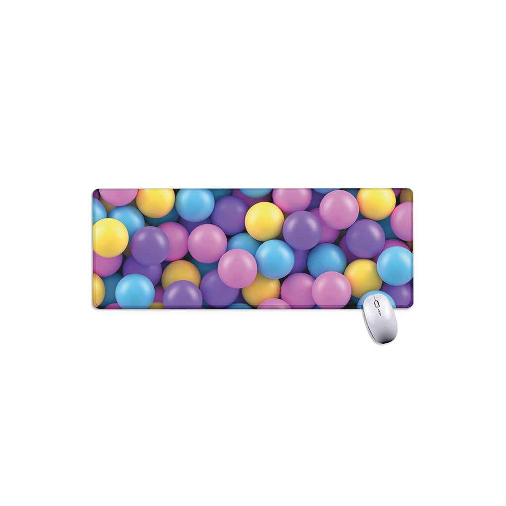 Sweet Candy Ball Pattern Print Extended Mouse Pad