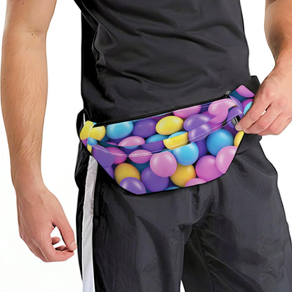 Sweet Candy Ball Pattern Print Fanny Pack